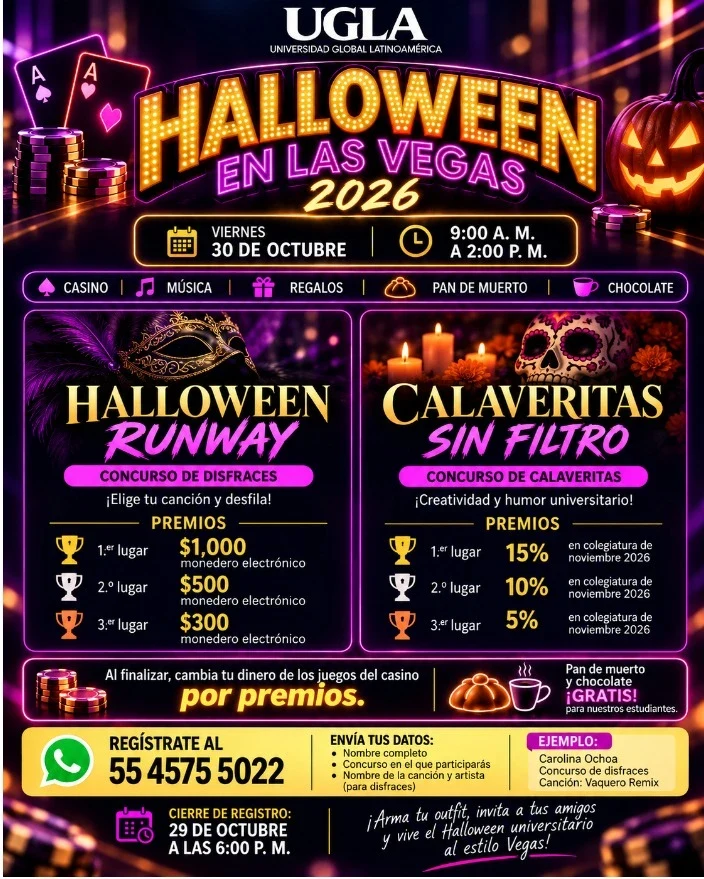 Cartel de Halloween en Las Vegas 2026